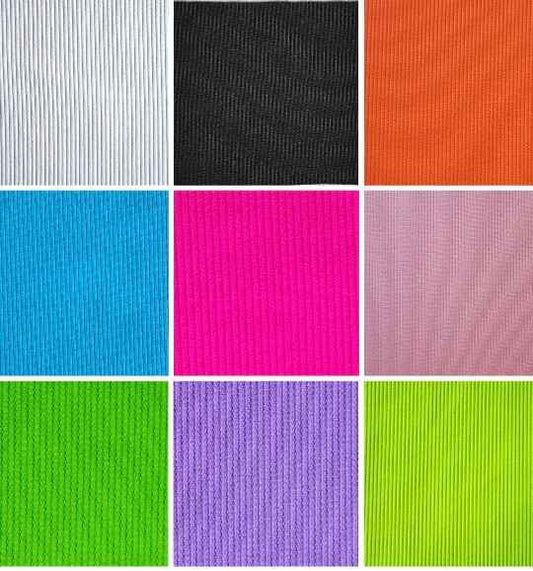 At the picture is color chart and materials for our swimwear